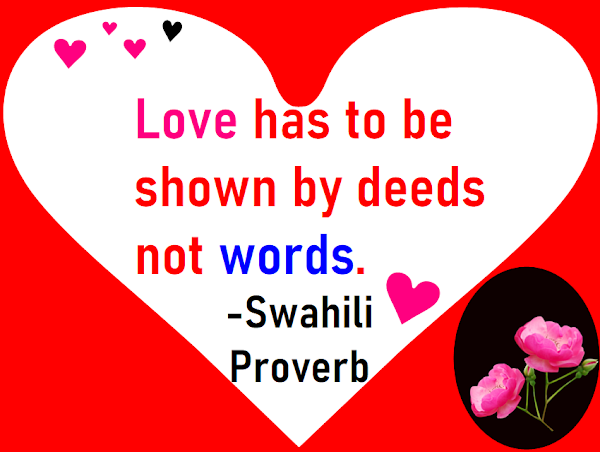 Show Love by deeds