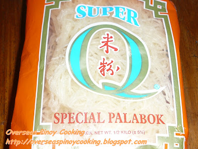 Pansit Palabok, Pansit Luglog - Bihon Noodles