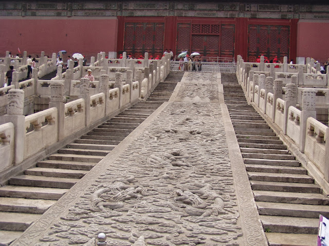 Forbidden City Beijing stairs