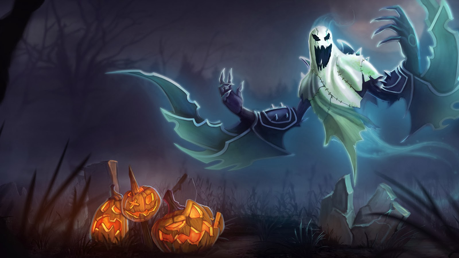 Nocture Ghost Halloween Skin a4