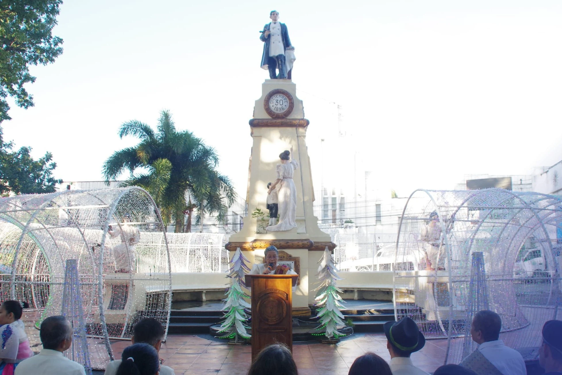 Inauguration of new monument to Jose Rizal in Sariaya