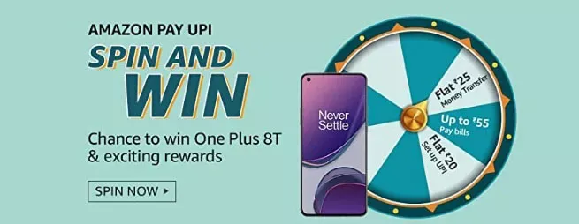  Amazon Pay UPI Spin and Win