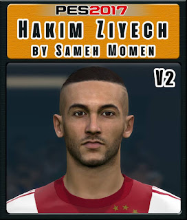 PES 2017 Faces Hakim Ziyech by Sameh Momen