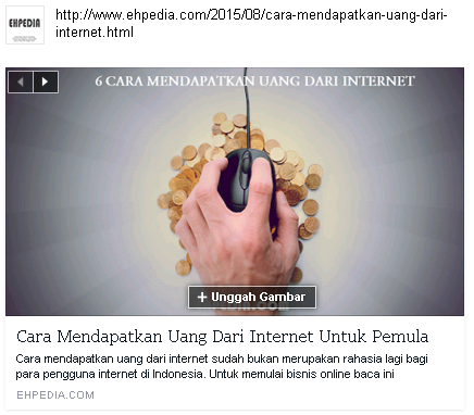 Mengatur Snippet Deskripsi & Gambar Postingan Blog Di Facebook