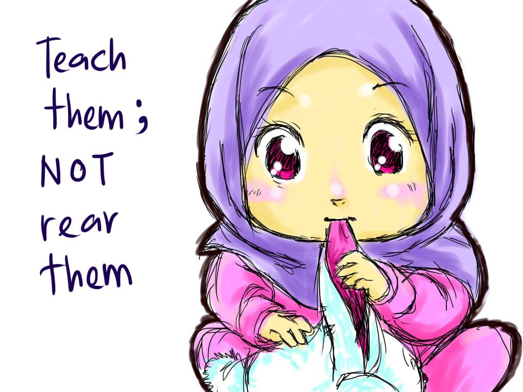 Komik Dakwah Cinta Pada Wallpaper Chibi Muslimah CHILD