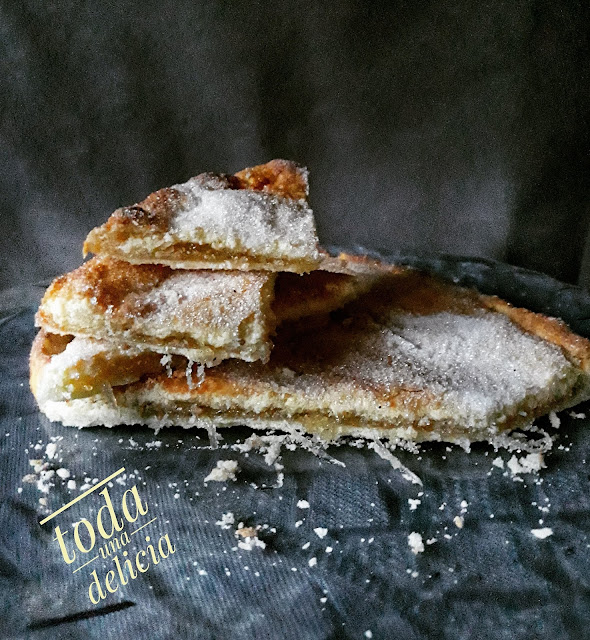 TORTA VIRGEN DE LAS ANGUSTIAS CON CABELLO DE ANGEL ,SIN GLUTEN NI LACTOSA