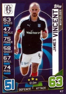 Topps Match Attax SPFL 2016-2017 Dundee Set