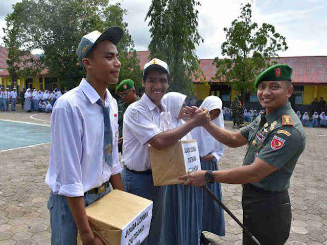 SMAN 1 Tidore Meriahkan Outbound Wawasan Kebangsaan TNI AD