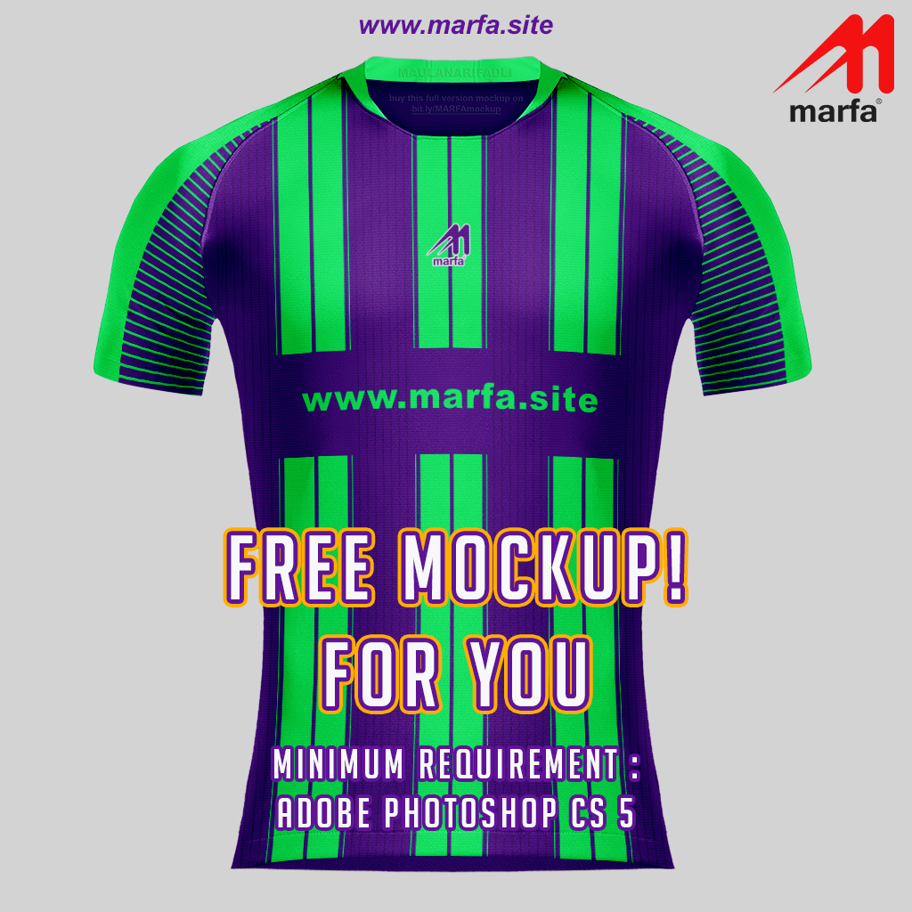 Download MOCKUP GRATIS NIKE JERSEY 2018 (FRONT) - FREE VERSION - MARFA GRAPHIC