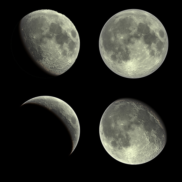 Pictures Of The Moon Phases In