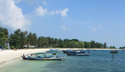 Some boats docked at Tanjung Kelayang, Belitung