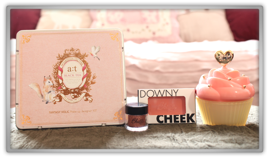 BBIA & A;T FOX haul & review products preview pink korean cosmetics skincare asian memebox pigment cheek black tea designer dessert cream