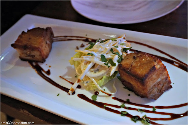 Crispy Dutch Pork Belly del Restaurant Vlaming en Amsterdam