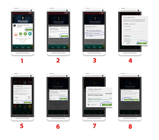 Cara membeli aplikasi android dengan pulsa