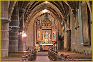 Interior da Iglise Saint Martin em Ammerschwihr