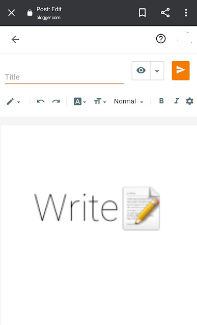 Publish your 1st blog post