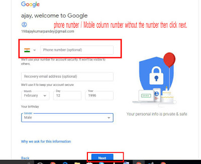 google account kaise banaye hindi mai