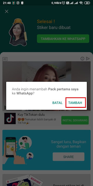 Cara Membuat Stiker Whatsapp Sendiri