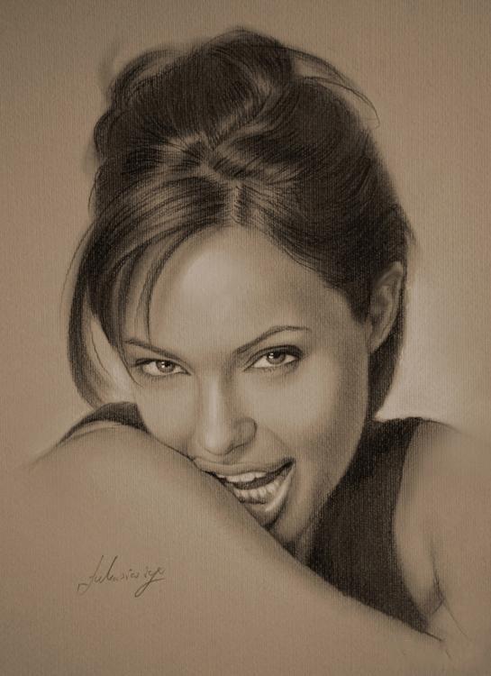 Worlds Beautiful Photos: Hollywood Stars - Pencil Drawing