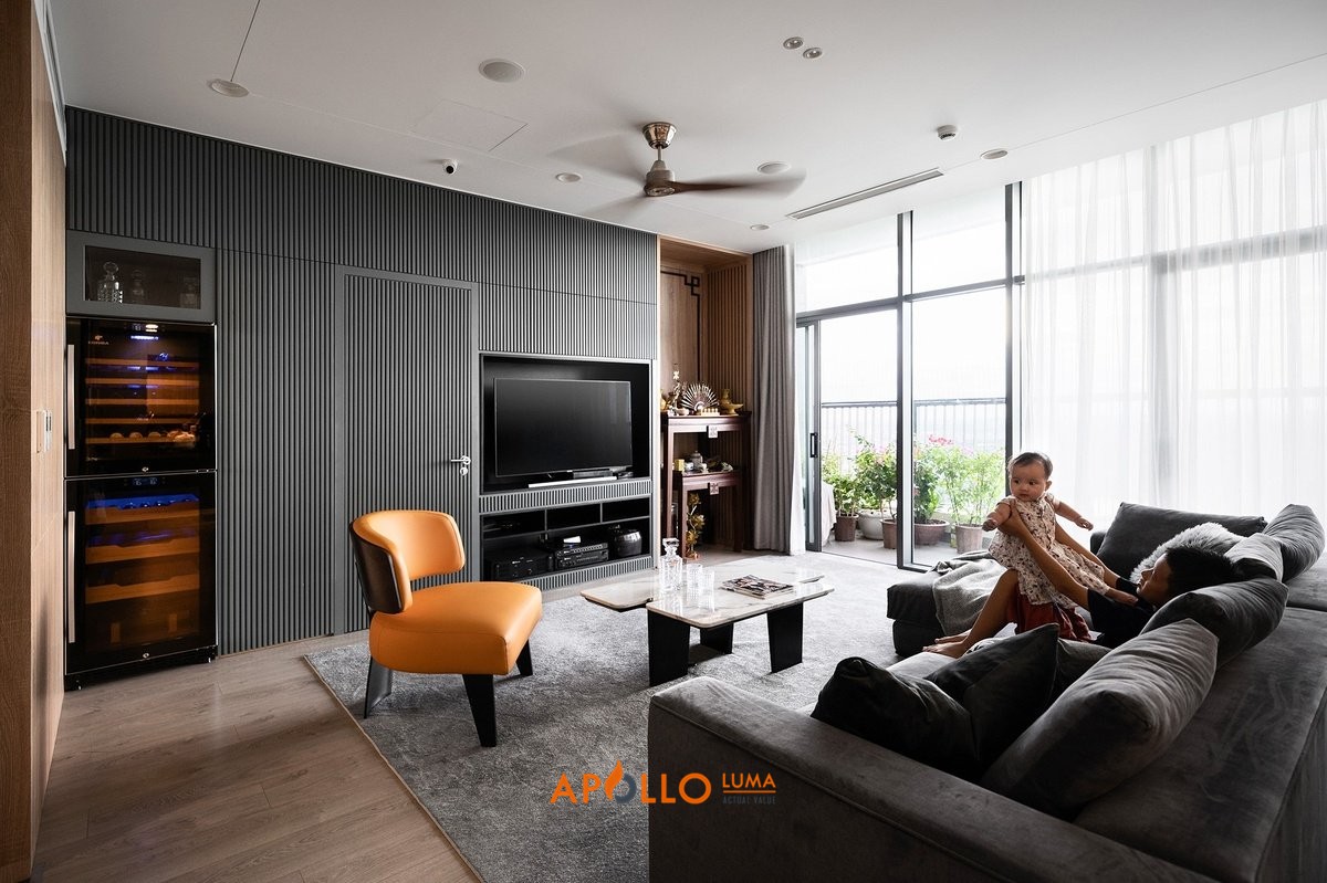 Nội thất căn hộ Penthouse 176m2 The Zen - Gamuda Garden