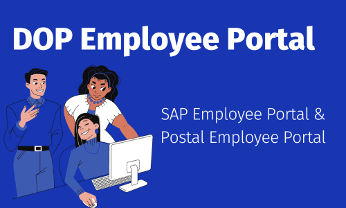 DOP Employee Portal | SAP Employee Portal | Postal Employee Portal