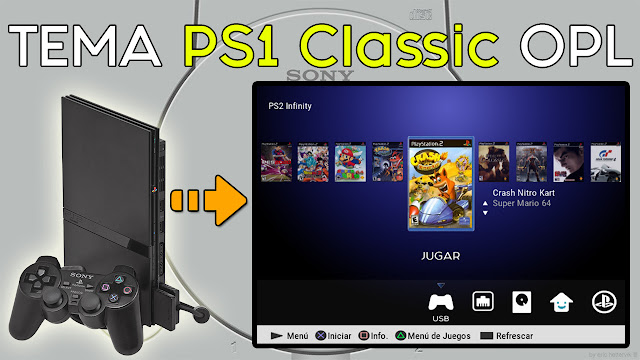 Descargar Tema PS1 Classic para OPL PS2