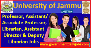 Jammu University Recruitment 2018 Apply for 88 Teaching & Non Teaching Jobs,