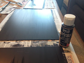 DIY Upcycle Chalkboard Frame