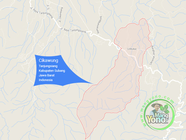 PETA : Desa Cikawung, Kecamatan Tanjungsiang