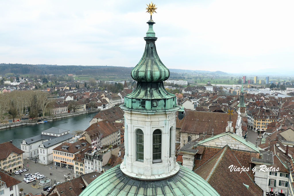 Vistas desde la torre de la Catedral de Solothurn