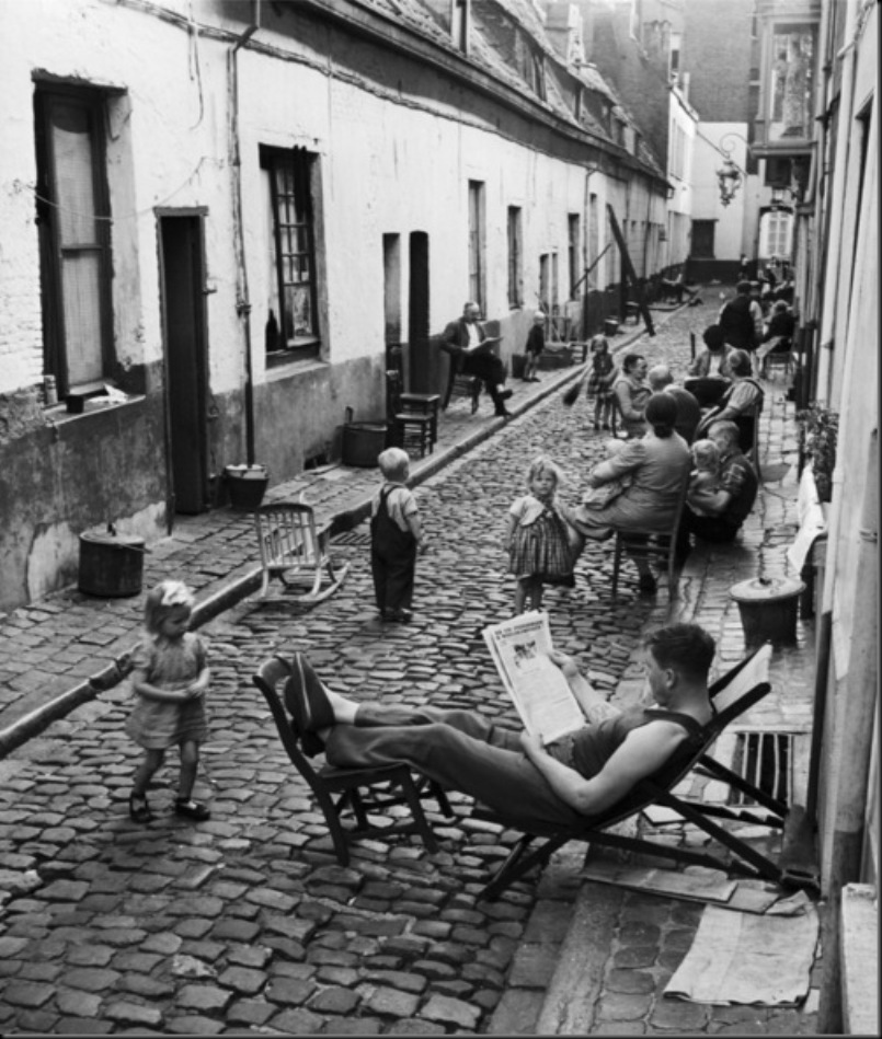 Aart Klein-The Gang Zwan/De Zwanegang, Antwerpen, Belgium, 1949.