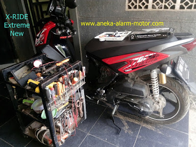 Cara pasang alarm motor All New X-Ride