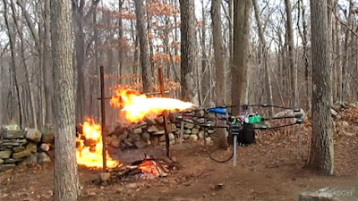 Drone With A Flamethrower
