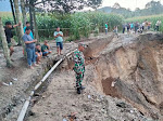 Jalan Darurat 2 M di Longsor Sarintonu Atasi Putusnya Jalan Desa