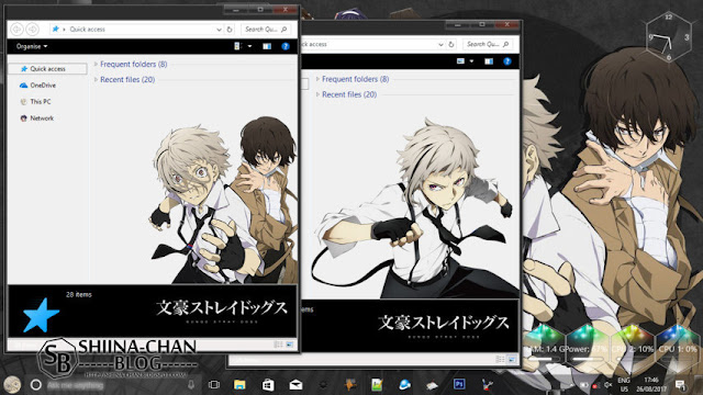 Windows 10 Ver. 1703 Theme Bungou Stray Dogs by Enji Riz