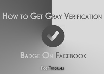 Verify Your Facebook page with Gray badge