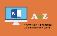 How to Sort Alphabetical Data in Microsoft Word