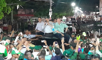 Leonel llama a votar por José del Castillo; recibe contundente respaldo en Barahona 