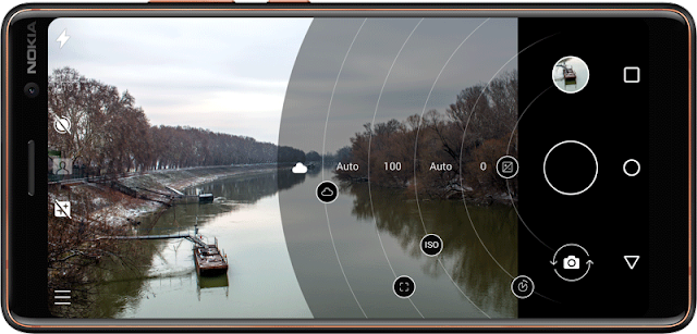 Pro Camera UI on Nokia 7 Plus