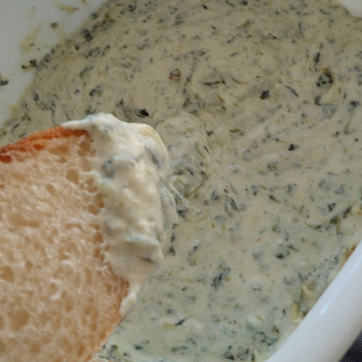 Warm Blue Cheese Spinach Dip