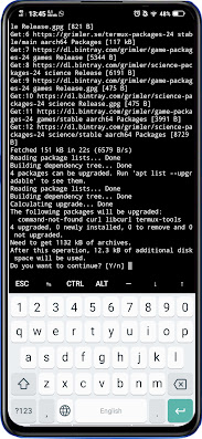 Update Package Termux