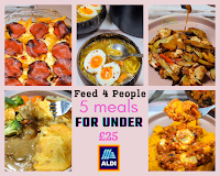 Feed 4 people, 5 Dinners for under £25 from Aldi Week 4 | £5 Budget Meals