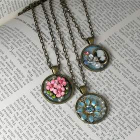 upcycled pendants