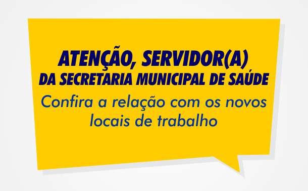 Prefeitura de Cocal publica relação com locais de trabalho dos servidores da Saúde