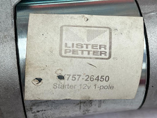 New 757-26450 Lister Petter Electric starter 12v 757-26450 New worldwide delivery