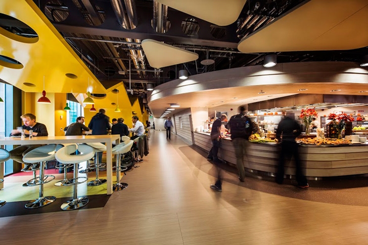 Large restaurant in Google office in Dublin 