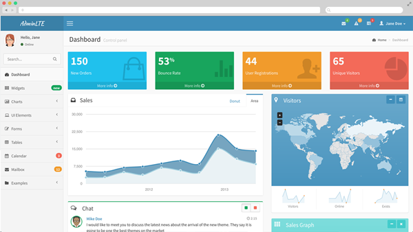AdminLTE V1.0