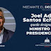 Abinader designa a Joel Adrián Santos Echavarria ministro interino de la Presidencia.