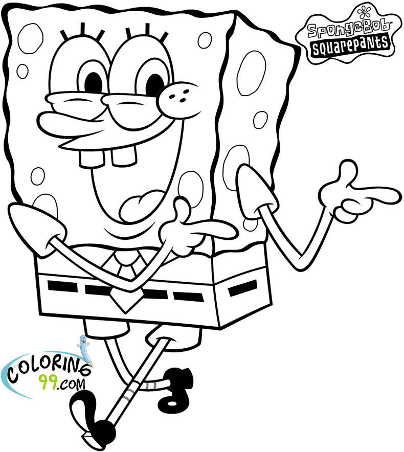 Download Spongebob Squarepants Coloring Pages | Team colors