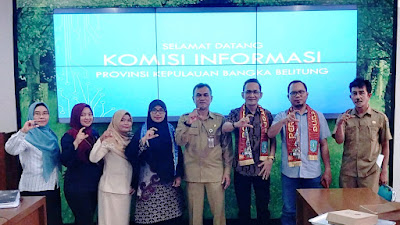 Tim KI Babel Akhiri Kegiatan Visitasi Monev KIP 2022 Pulau Belitung